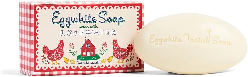 Kalastyle Sabonete facial EGGWHITE & ROSEWATER, 50 g