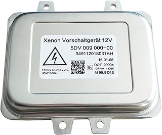 5DV 009 000-00 Xenon HID Ballast Headlight, Replace# 12767670,R66012, Control Unit Module with Wiring Harness, Fit for BMW, Mercedes, Cadillac, Jaguar, Volkswagen, Lincoln, Chrysler (Ballast)