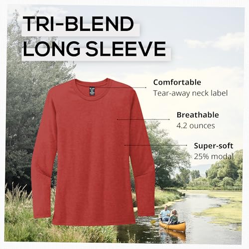 Allmade Women's Tri-Blend Long Sleeve T-Shirt3