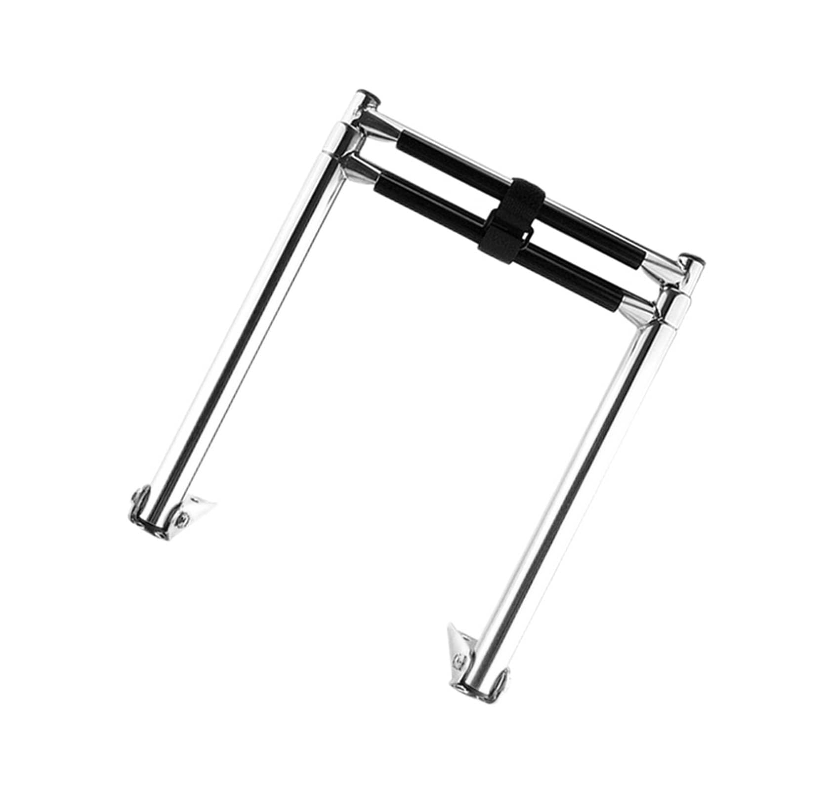 BSET MATEL 2 Steps Boat Stainless Steel 304 Telescoping Folding Ladder Deck Outboard Swim Platform Boat Marine Yacht Accessories