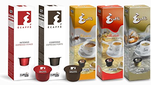 Ecaffe 50 Caffitaly Cápsulas - Epresso & Caffè Crema