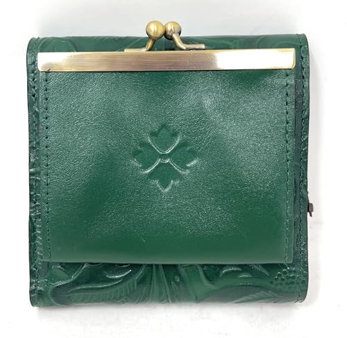Patricia Nash Women's Reiti Leather Bifold Wallet, Soft Green2