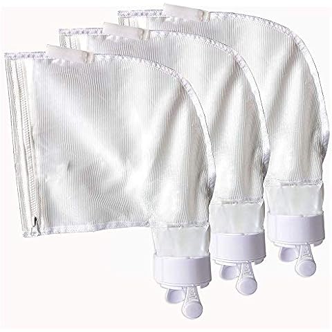 Pool Spa Part Zippered Bag Replacement for Polaris 280,480 Pool Cleaner All Purpose Filter Bag K13 Pack of 3 Cover