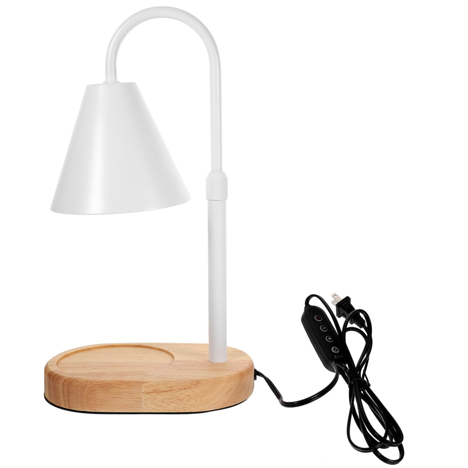 NOLITOY Wax Lamp Candle Warmers Lamp Wax Warming Lamp Scented Wax Warmer Lamp Lamp Candle Warmer Electric Night Light Lamp Decor Iron Aroma Lamps White Essential Oil