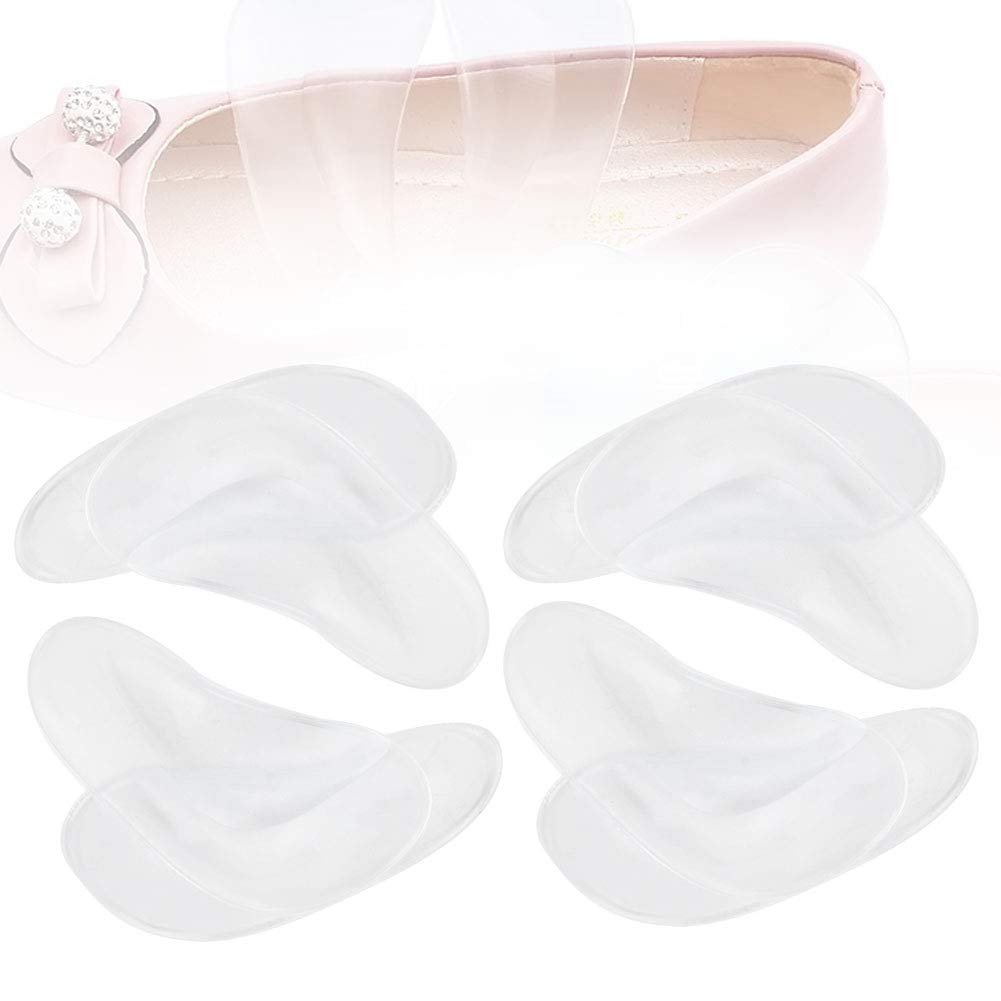 Arch Support Inserts, Transparent Silicone Non Slip Arch Supports Foot Arch Support Flat Feet Support for Women Men