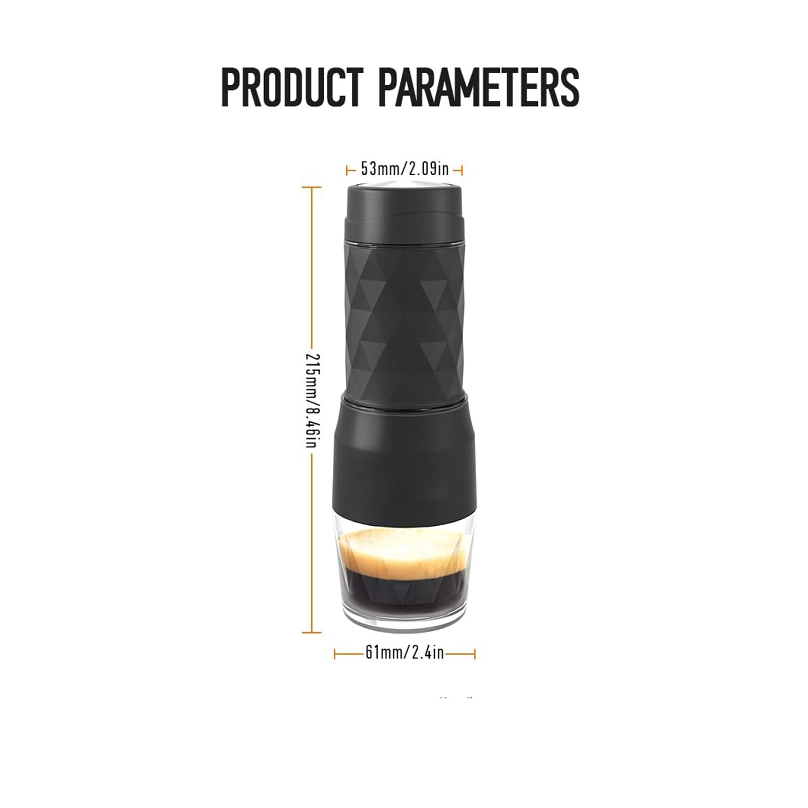 Joyería moderna de acero unisex para hueso del oído: cómodo pendiente de cartílago, accesorio de, cafetera prensada a mano con filtro de acero inoxidable apto para uso alimentario, manual con