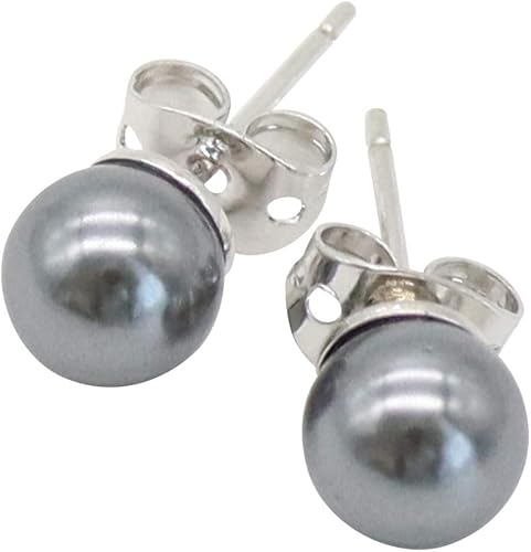 Amazon Sakuya パール ピアス 7mm ジュエリーケース付き 真珠 冠婚葬祭 葬儀 黒真珠 フォーマル 卒業式 入学式 レディース 貝 パール シルバーブラック Art Ep 7pb ピアス 通販