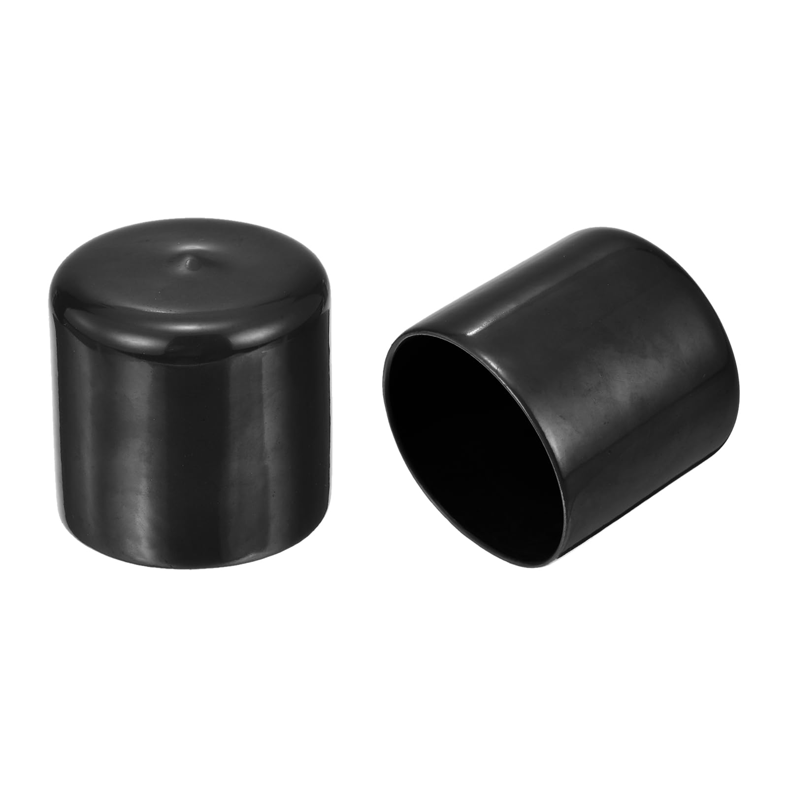 Embout rond en caoutchouc 43 mm flexible pour masquer et protéger les vis noires