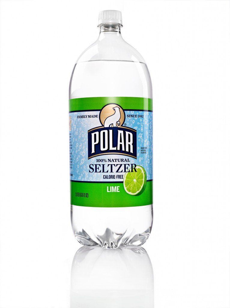 Polar Lime Seltzer 2 Liter Plastic Bottles - Pack of 8