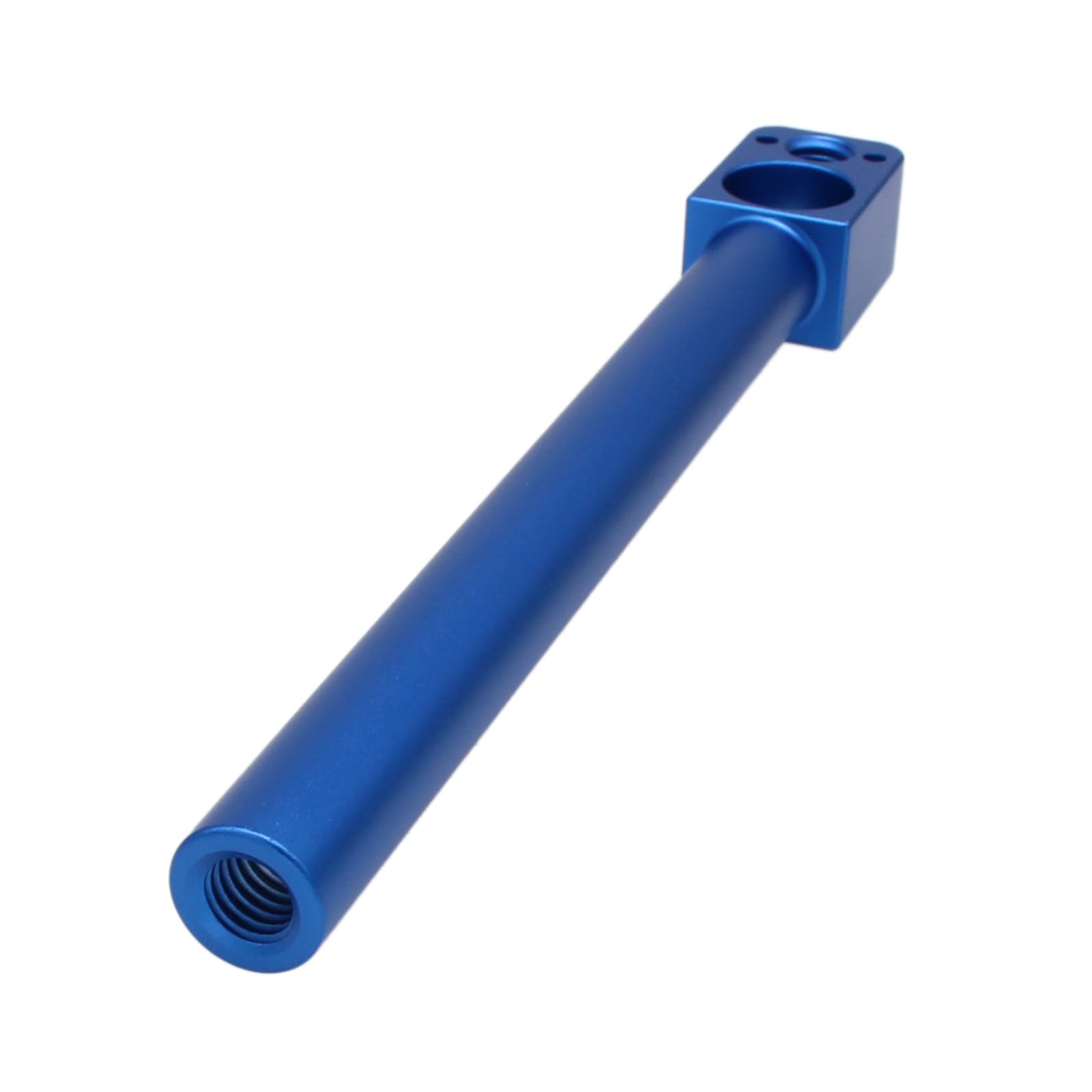 HangTon Tubo da 15 mm per fotocamera Sony ARRI RED Wireless Follow Focus Lens Motor Shoulder Rail accessorio di montaggio con filettatura da 3/8", lunghezza 15 cm (blu)