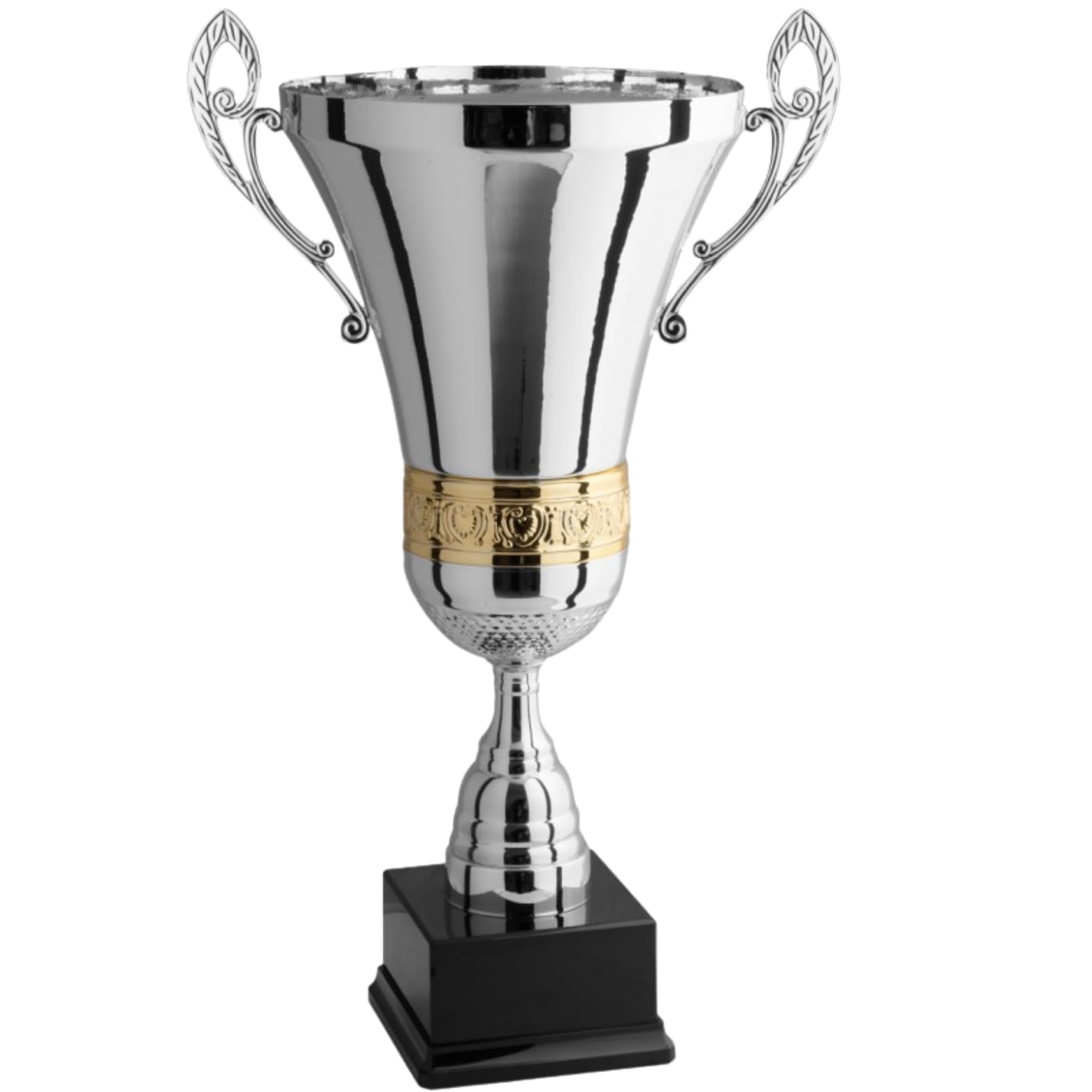 Coppa Trofeo Personalizzabile con Manici Fregio Dorato in Metallo Calcio, Fantacalcio, Tennis, Padel, Basket Premiazioni Sportive ed Eventi con Targhetta Personalizzata cod 1.091