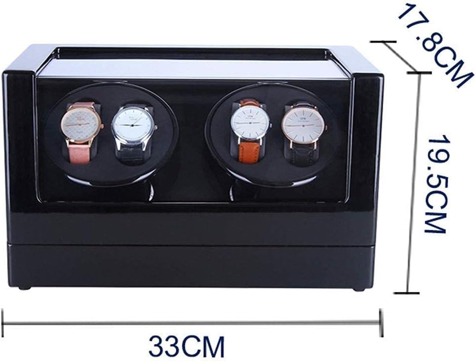 FENOKD Watch Winder Box Watch Winder Automatic Unisex Watch Winder, Storage Box 4+0 Watch Winder Watch Winder Gift