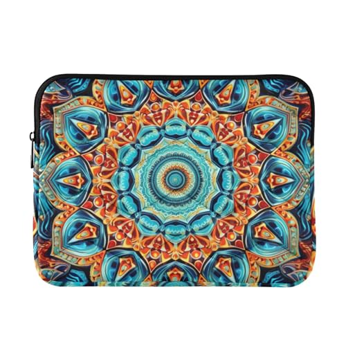Funda para portátil 13-14 pulgadas impermeable azul naranja