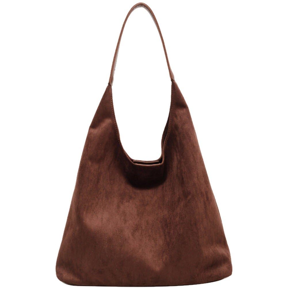 Amazon.com: Women Suede Shoulder Bag Retro Single Shoulder Amazon.com: Women Suede Shoulder Bag Retro Single Shoulder