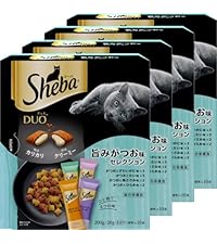 Amazon | シーバ デュオ 成猫用 旨みがつお味セレクション 200g(20g×10