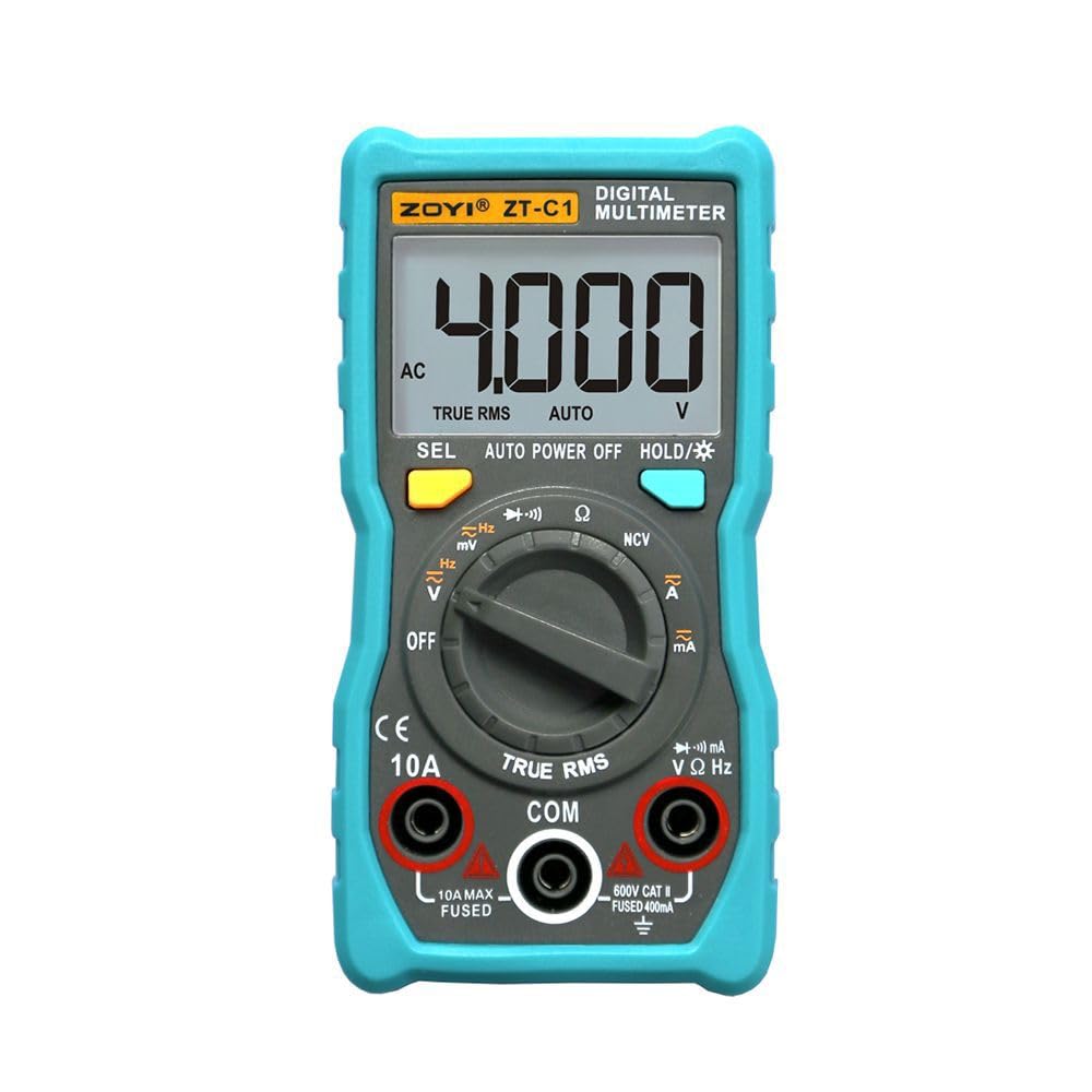 ZOYI ZT-C1 4000 Counts Mini Digital Multimeter With Backlight,Flashlight & NCV + Protection Case +Anti-Broken Bracket By Skyking (B0DFWCNBZ6) Amazon Price History, Amazon Price Tracker