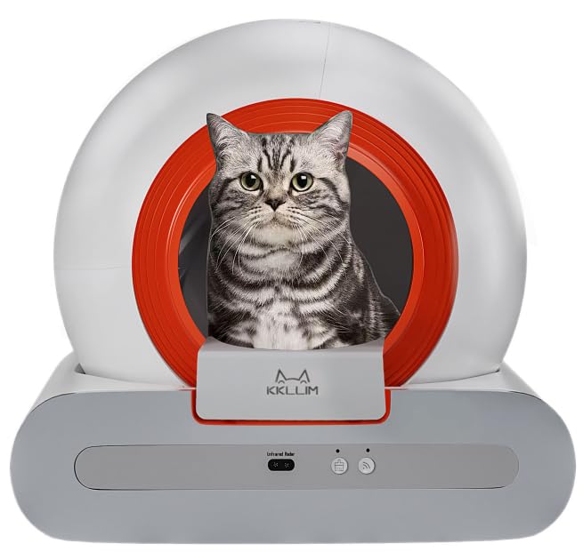 Smart Self-Cleaning Cat Litter Box – Automatic, Ultra-Quiet & APP-Controlled with Extra Large Capacity (65L+9L) & Superior Sealed Odor Control, Ideal for Multi-Cat Families