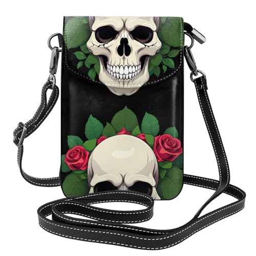 Petit sac en cuir imprimé roses pour femme idéal pour les sorties et festivals