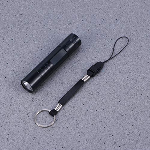 Mini lanterna LED portátil ultra brilhante com cordão para acampamento, caminhada, escalada sem pilh