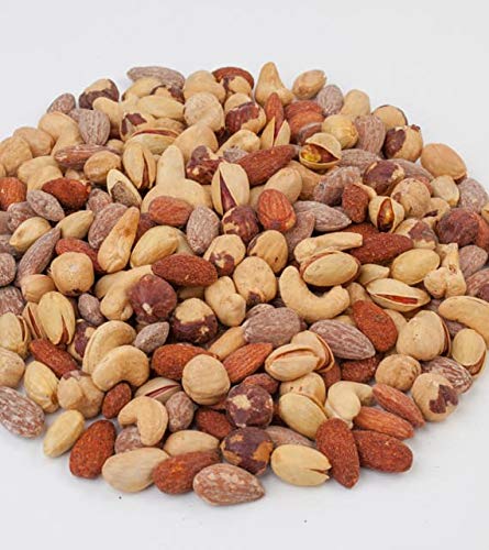 Aperitivos saludables de nueces mixtas tostadas y saladas jumbo de lujo, 2 libras