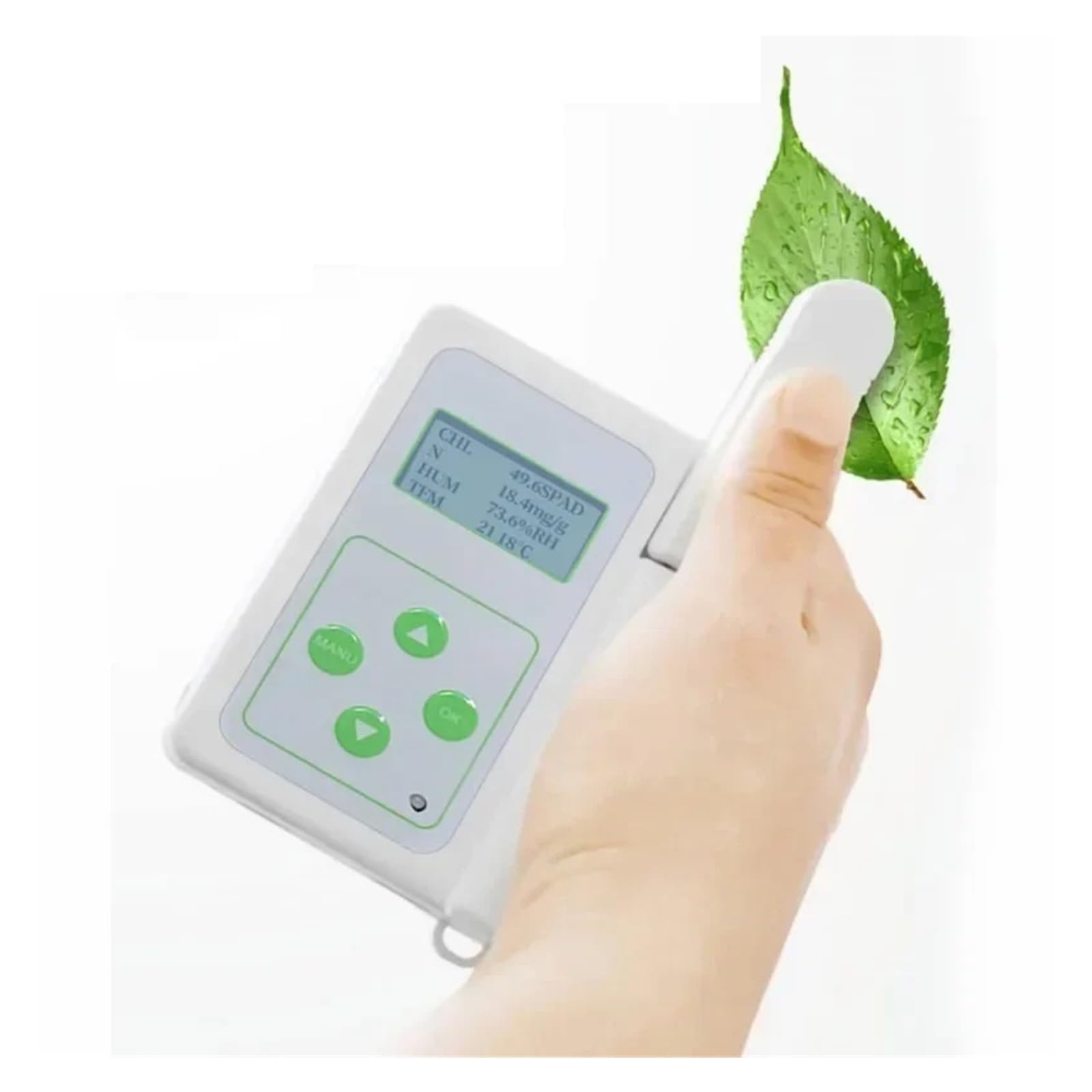 Analizzatore del contenuto di clorofilla Tester portatile for clorofilla vegetale Analizzatore portatile di nutrizione vegetale Premium Analizzatore di clorofilla fogliare Tester for nutrizione vegeta