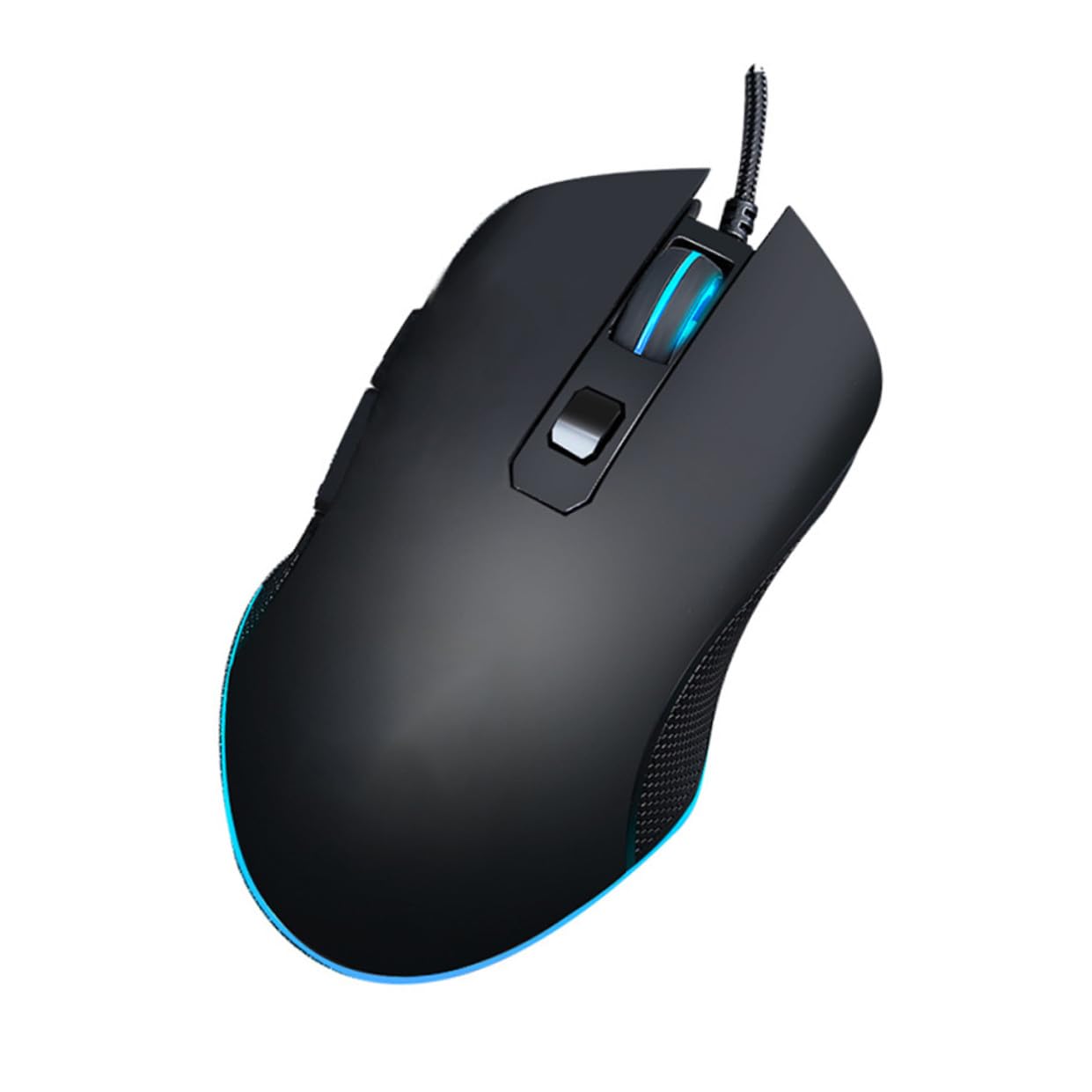 SHINEOFI Tastiera da Gioco Facile da Installare e Mouse con Retroilluminazione Led Operazione Precisa Design in ABS Nero Set per Dormitori e Intrattenimento a Casa