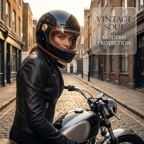 Loyoriwy Vintage Full Face Helmet