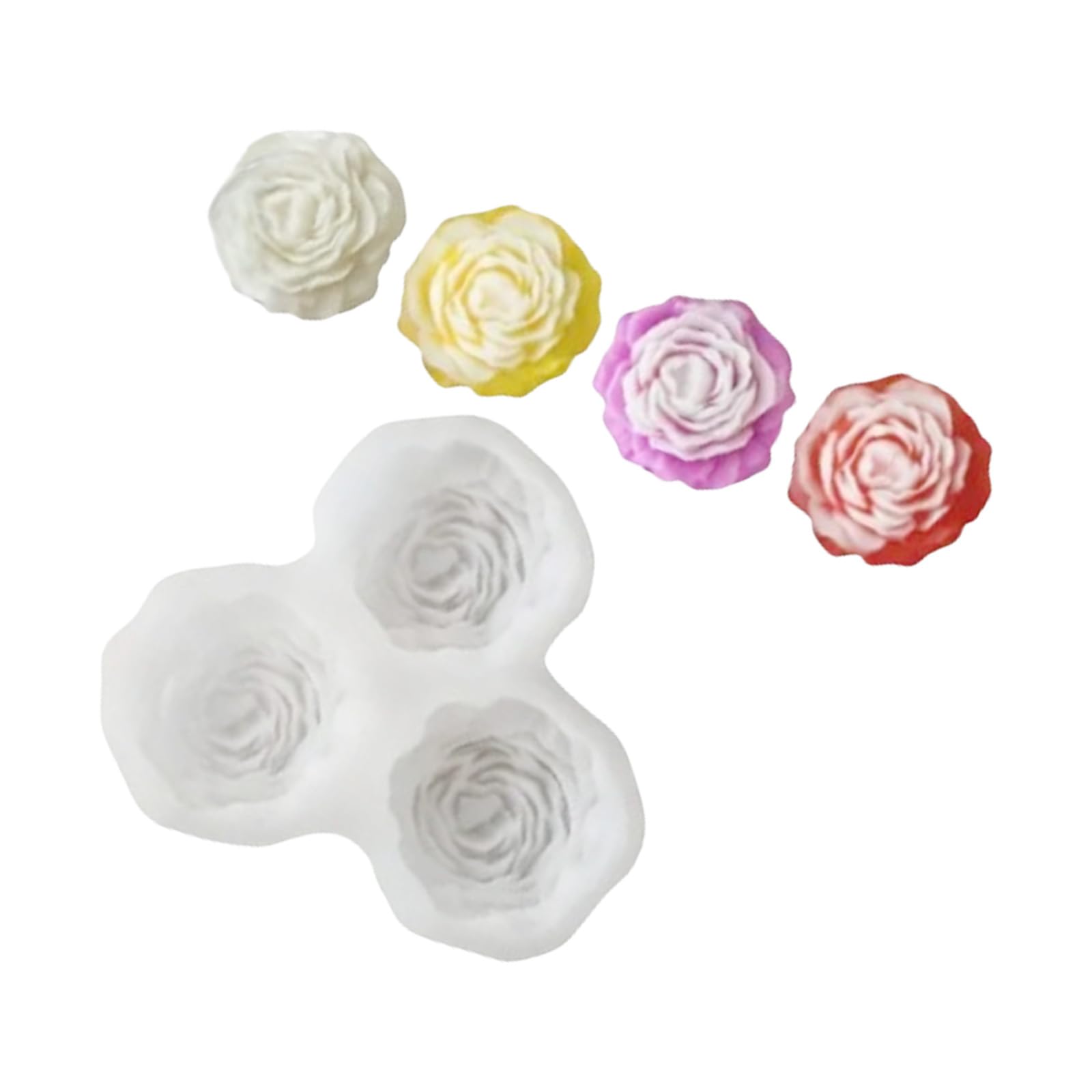 Buxuaaaa A Buxuaaa Succulents Plant Silicone Flowers Molds Baking Molds Epoxy Resin Plasters For Making Flowers