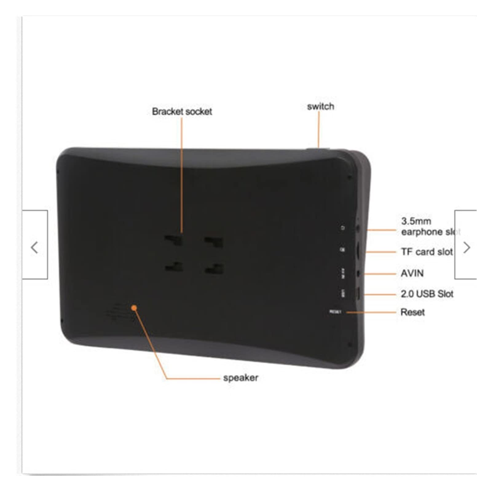 Navigatore GPS per auto, Navigatore GPS del camion da 9 pollici con touch screen capactive GRATIS Unione Europea Carta geografica Per auto, camion e camper(2568gbluetoothAVIN)