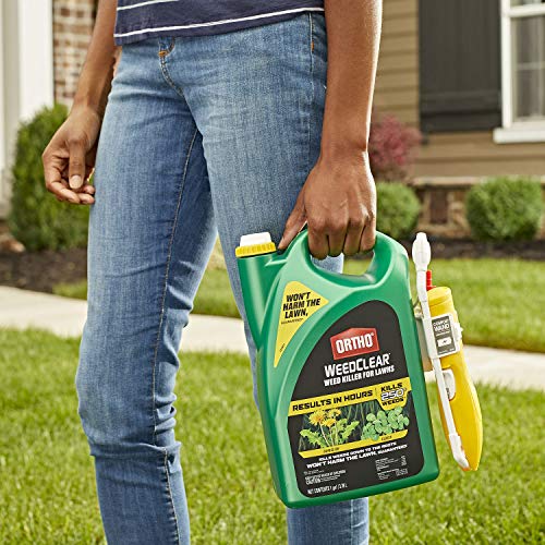 Ortho WeedClear Weed Killer for Lawns with Comfort Wand, Won't Harm