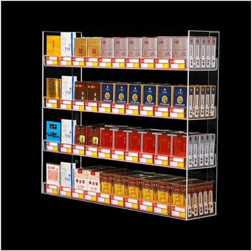 Armoire à cigarettes transparente pour comptoir de supermarché et bureau de tabac