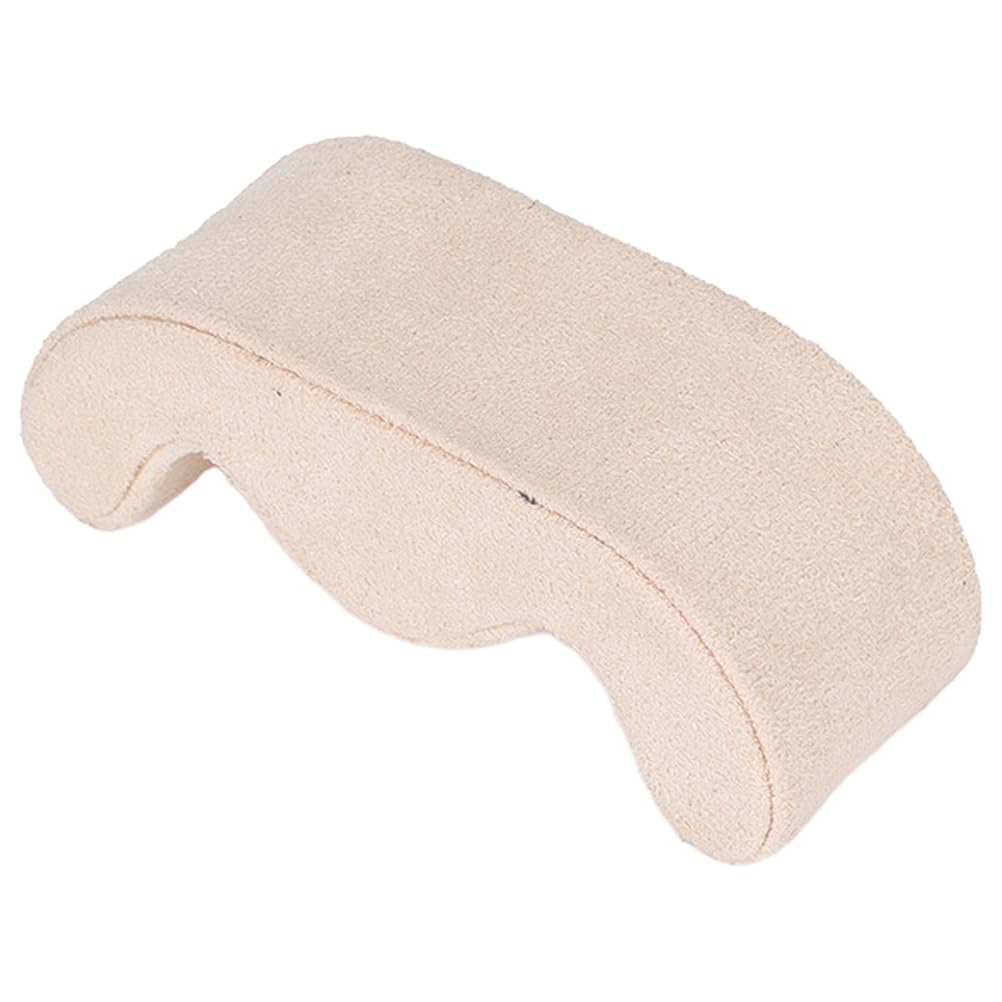 VALICLUD Watch Cushion Pillow Velvet Bracelet Display Pillow Small Bangle Cushions for Jewelry Bracelet Bangle Watch Box Beige