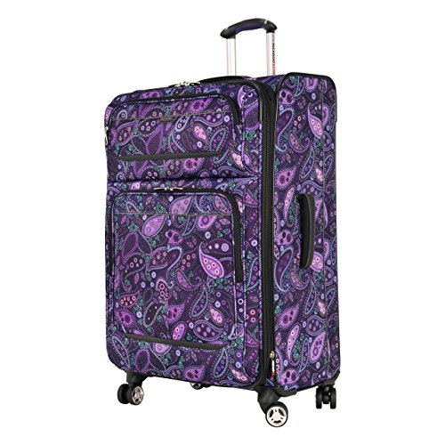 Ricardo Beverly Hills Mar Vista 28-Inch 4 Wheel Expandable Upright (Purple Paisley)