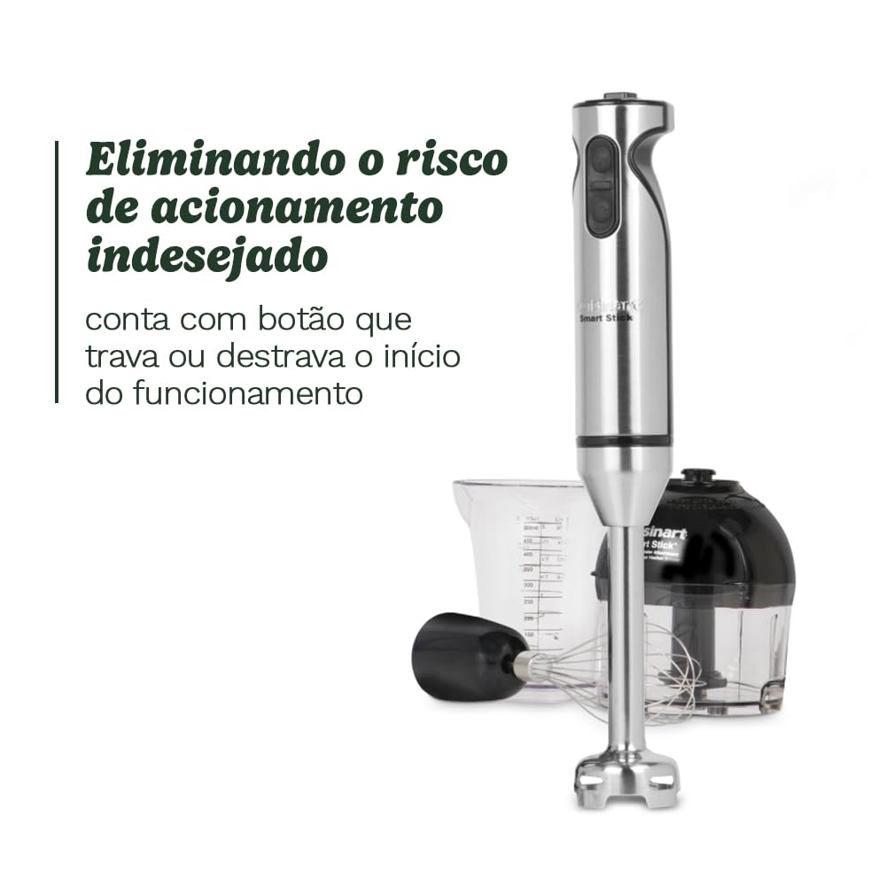 CUISINART Mixer de Mão com Mini Processador e Batedor 140W 2