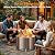HGD 27.5" Smokeless Firepit with Stand & Grill Rack, Large Stainless Steel Wood Burning Fire Pit for Friends & Family Gatherings, Secondary Combustion Outdoor Patio Stove for Garden BBQ & Bonfire