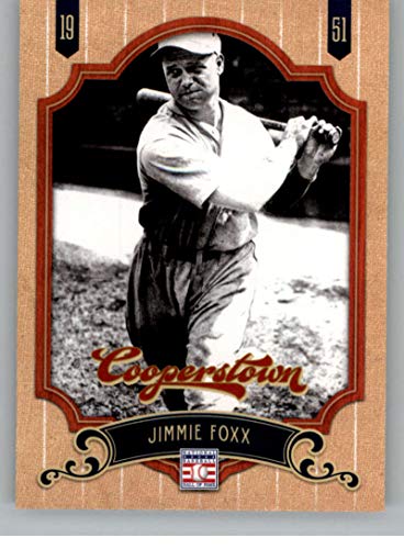 2012 Panini Cooperstown HOF #51 Jimmie Foxx Philadelphia Athletics Collectible Baseball Trading Card in Raw (NM or Better) Condition
