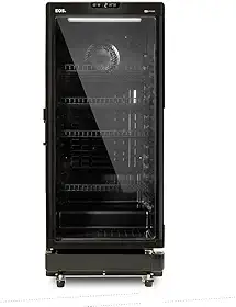Refrigerador Expositor Vertical Eos 198 Litros Eco Gelo Digital All Black Eev200p 110v