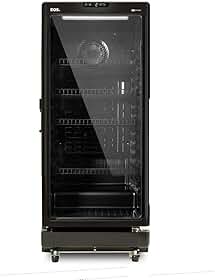 Refrigerador Expositor Vertical Eos 198 Litros Eco Gelo Digital All Black Eev200p 110v