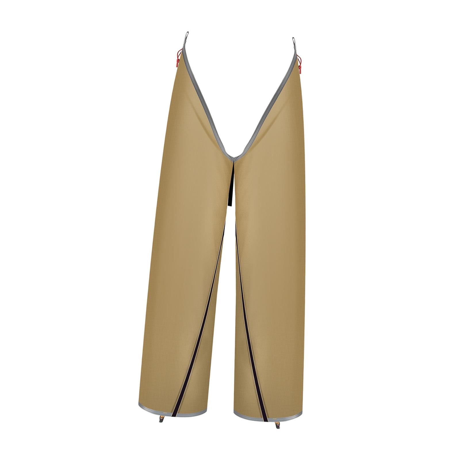 calandis ™ Waterproof Rain Pants for Men Women Hiking Pants Lightweight Rain Over Pants Brown | Mens Clothing-picture-13