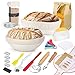 SHANNA Cestino Lievitazione Pane set da 15 Pezzi, cestino pane lievitazione, Cestini Lievitazione Pane in Rattan Naturale, Accessori Per la Cottura del Adatti a Principianti e Panettieri immagine