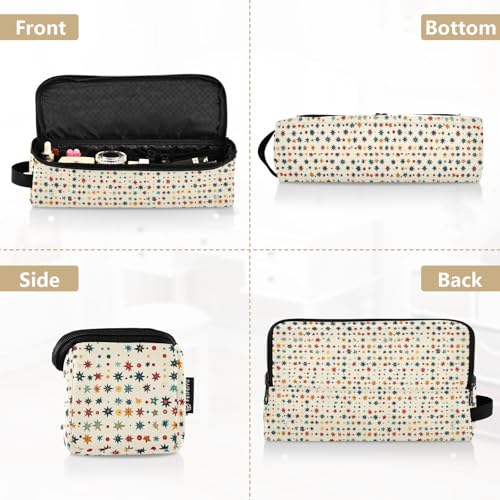 Bolsa de viaje resistente al calor Jolly Christmas Marble para herramientas de cabello como planchas, rizadores y accesorios organizadores portátiles miniatura 5