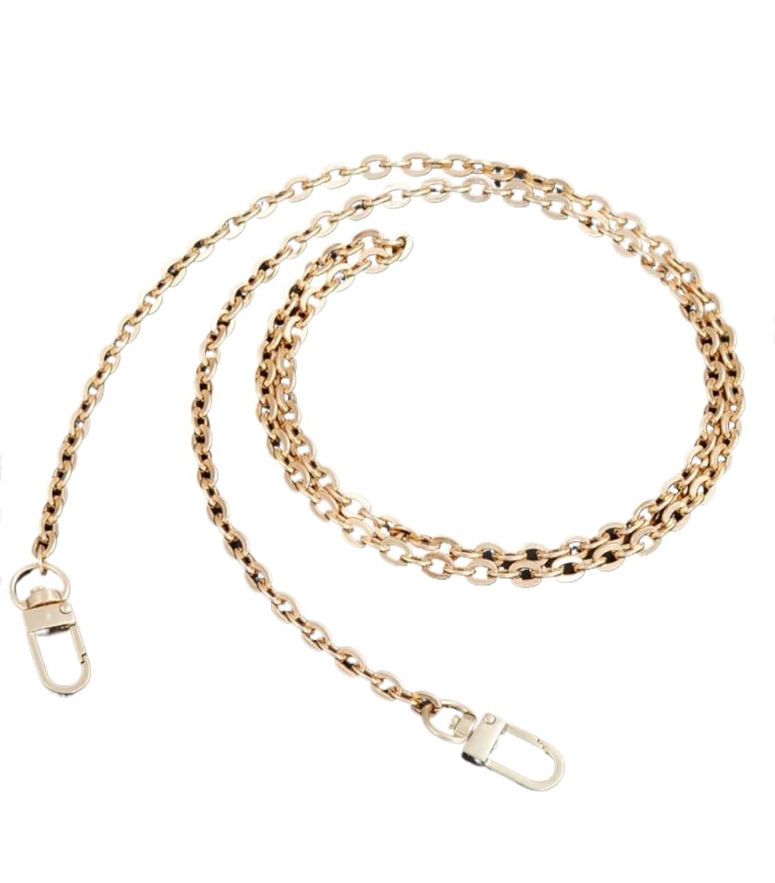 YUSUZH 2pcs Shoulder Bag Chain Strap Handbag Clutches for Purse Handbags Crafts Accessories for Small Bag(90cm)