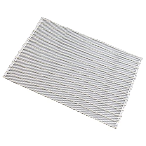 Leadthin Placemat Tapete retangular antiderrapante de PVC, copo de resistência para utensílios de co