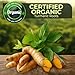 1 lb US Grown (Not from FIJI) Turmeric Root Box (Organic & Fresh), Proud To Support American Farmers & Beekeepers | Turmeric Zone