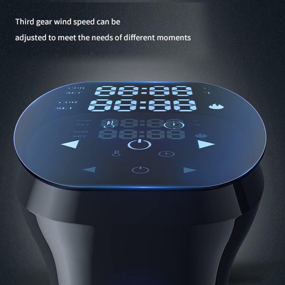 Olla Sous Vide, Máquina Sous Vide de 1100 W con 3 Accesorios, Tiempo de Temperatura LED y Control táctil, Circulador de inmersión para Cocina con Bomba extractora, Bolsa sellada, Clip