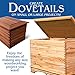 Peachtree Woodworking Supply Dovetail Jig System with One Flush Trim, Dovetail Router Bit and Aluminum Jig Template with Full Color Instructions