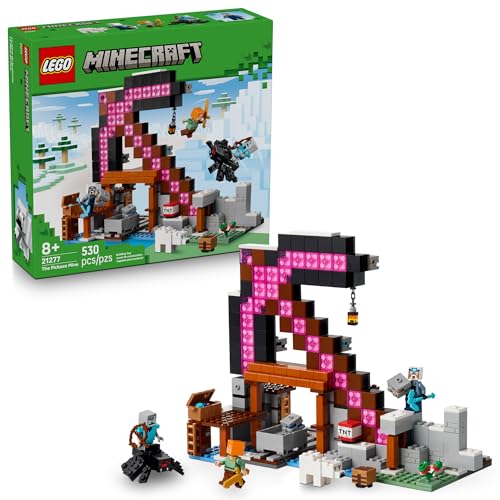 LEGO Minecraft The Pickaxe Mine Kids Toy - Building Set for Boys and Girls - Minecraft Toy for...