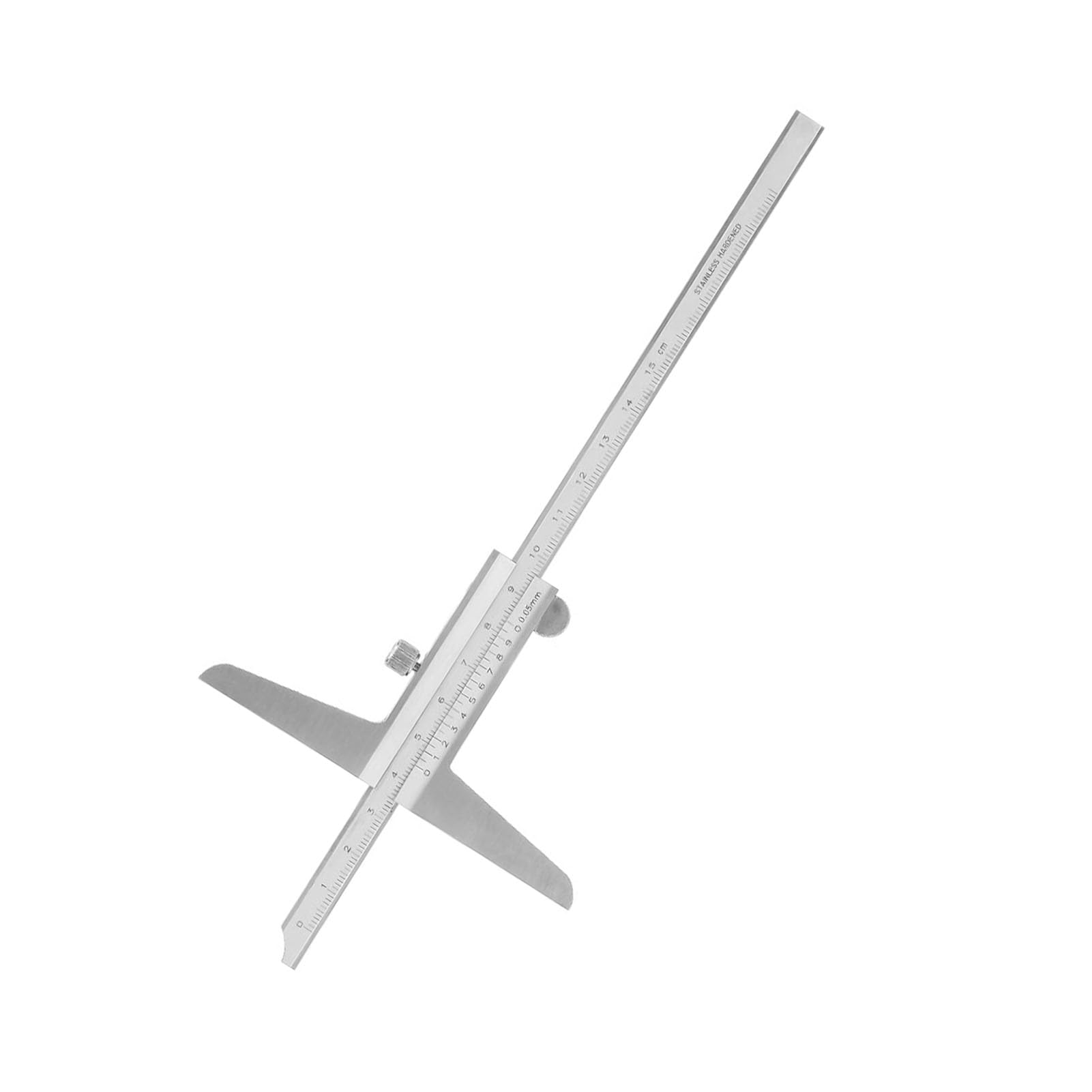 Easy to Use Easy to Use Wide Application Depth Gauge, Depth Vernier Caliper, Workshop Tools Workshop Hardware for Machinery Industrial Process (Denashuyg2xdstg8-01)