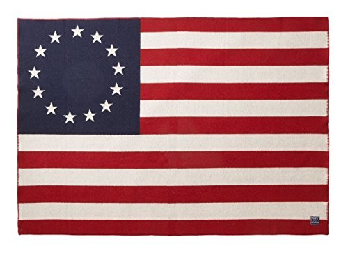 Faribault Woolen Mill Multi Betsy Ross Flag Throw