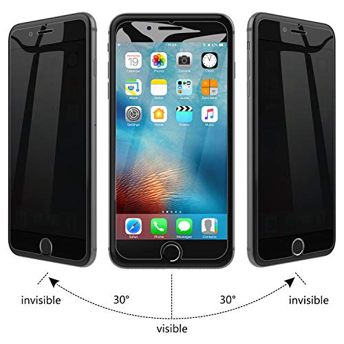 Jetech Privacy Screen Protector For Iphone 8 Plus And Iphone 7 Plus, Anti-Spy Tempered Glass Film, 2-Pack #TOP6